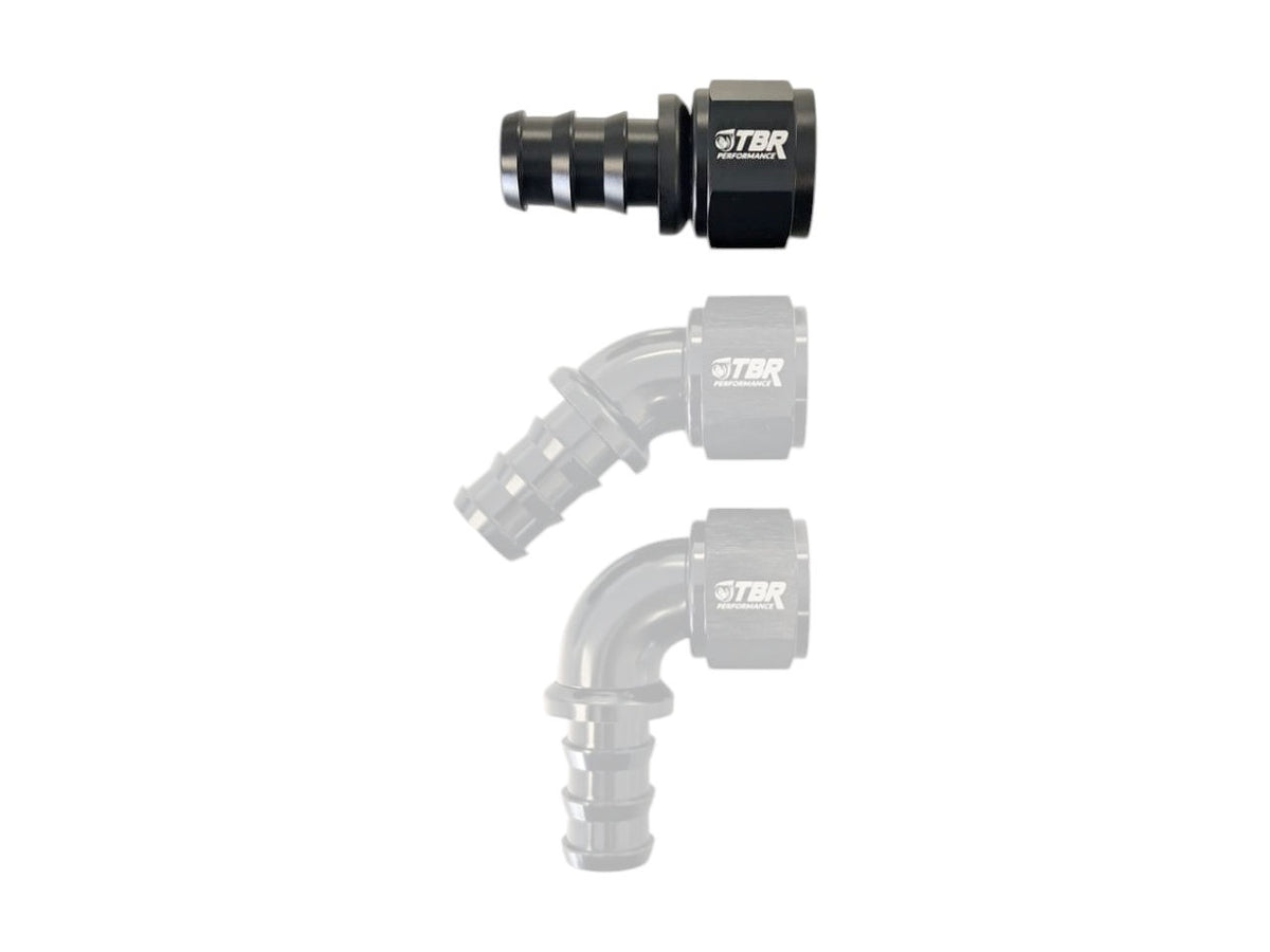 AN12 Push Lock Full Flow Fittings - TBR Performance