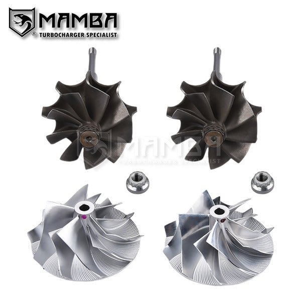 Mamba Bolt-On Upgrade Turbo Compressor + Turbine Wheel For Mazda RX-7 FD3S N3C1A