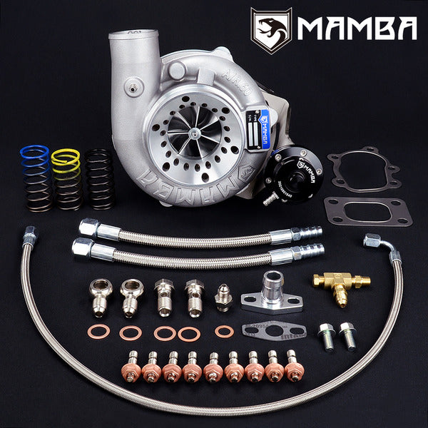 Mamba 7+7 Universal 4" A/R .60 GTX3071R Ball Bearing Turbocharger + .64 T25 5 bolt Hsg