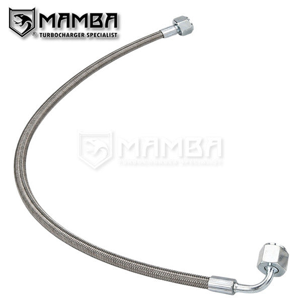 Mamba PTFE Turbo Oil Feed Line Hose For Cummins 3942223 Tier 3 6.7L ISB QSB