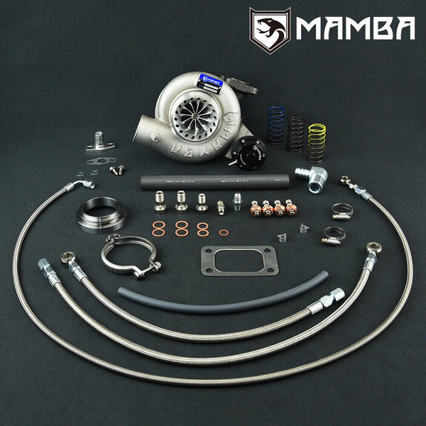 Mamba GTX Turbocharger Top Mount for Nissan TD42 GQ 3" TD05H-18G 6cm T3 V-Band