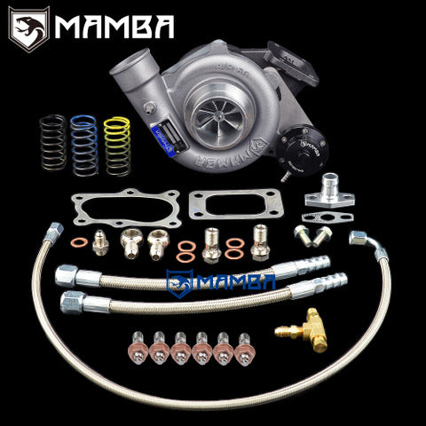 Mamba 7+7 Universal 2.25" .60 GTX2863R Ball Bearing Turbocharger .57 T3 6 Bolt