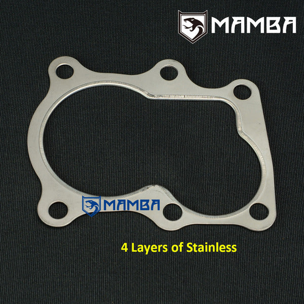 Mamba Turbocharger Down Dump Pipe Gasket For Nissan TD42 Safari Patrol SS304 (4 Layers)