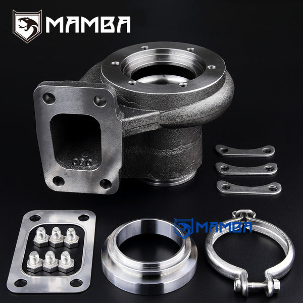 Mamba IWG .57 GT28R T3 V-Band BB Turbocharger Turbine Housing (47/53.8) Fit Garrett
