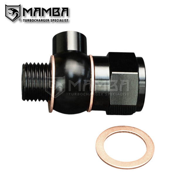 Mamba LS OIL PRESSURE ADAPTER Turbocharger LS1 LS2 LS3 5.7L 6.0L 6.2L COMMODORE Turbocharger