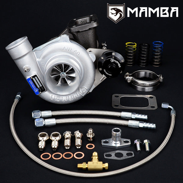 Mamba 7+7 3" A/R.60 GTX2863R Non Anti Ball Bearing Turbocharger + .42 T3 V-Band