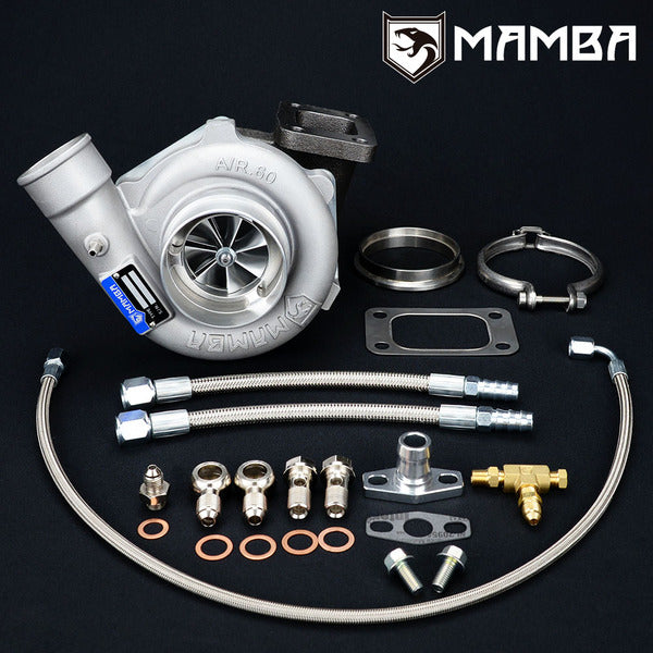 Mamba 9-7 Universal 3" A/R.60 GTX2971R Ball Bearing Turbocharger .64 T3 V-Band