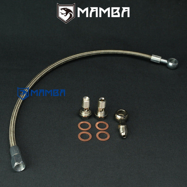 Mamba Turbocharger Oil Feed Line Kit 13~ 2.0T Ecoboost Ford Escape Fusion Taurus w/ K03