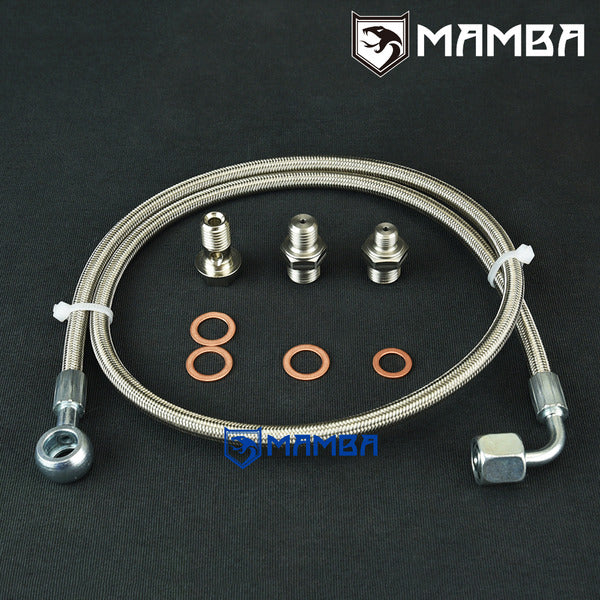 Mamba VW Beetle Golf Jetta Passat ALH BEW AHU Turbocharger Oil Feed Line MK3 MK4 1.9 TDI