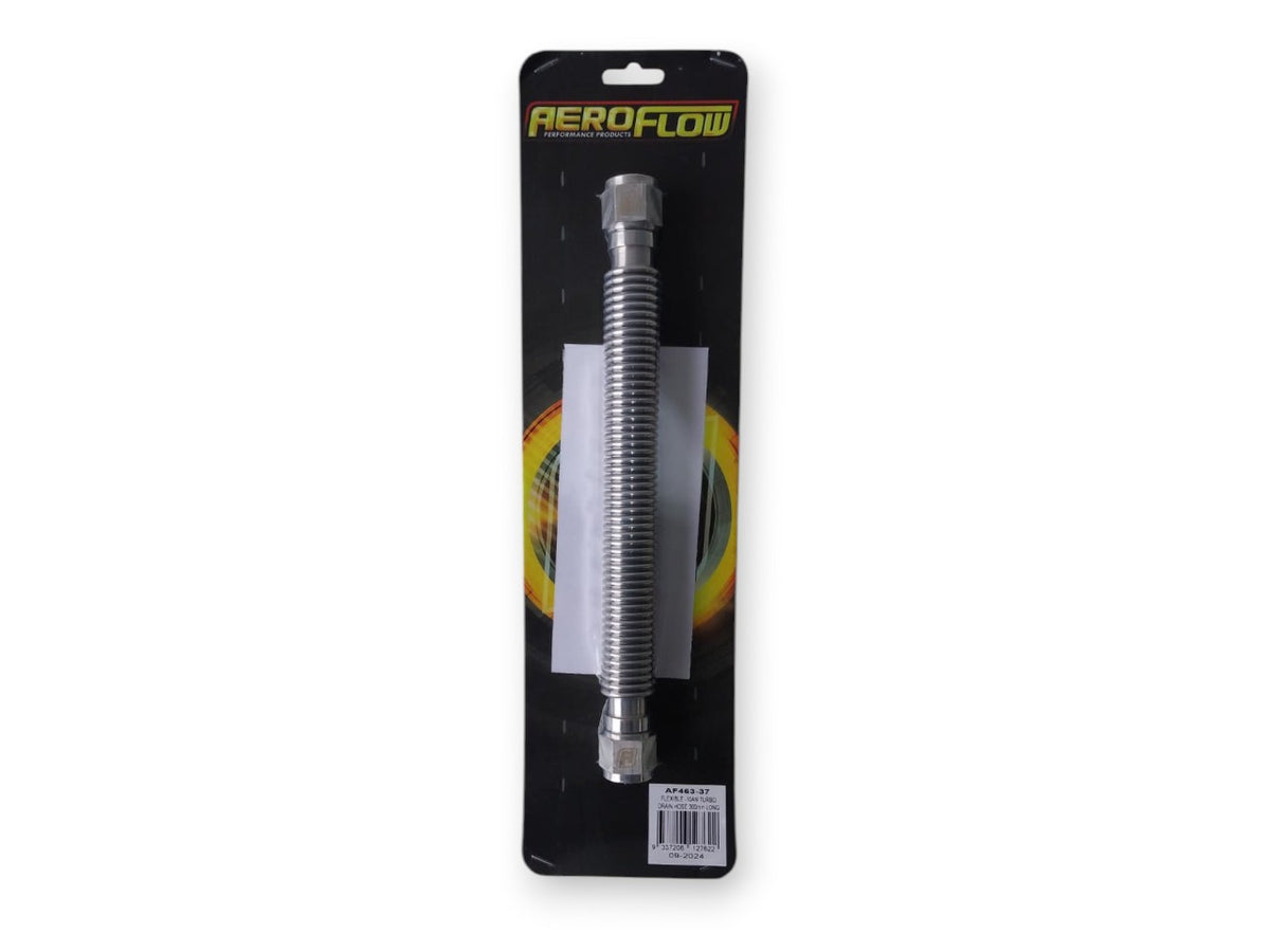 Aeroflow 300mm AN10 Flexible 304 Stainless Steel Oil Drain Hose AF463-37
