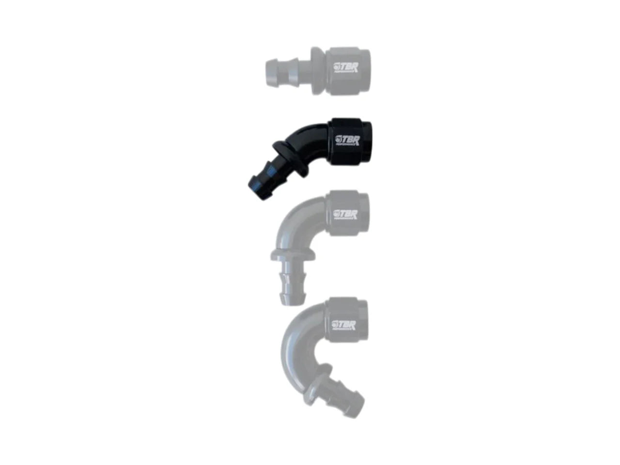 AN6 Push Lock Full Flow Fittings - TBR Performance