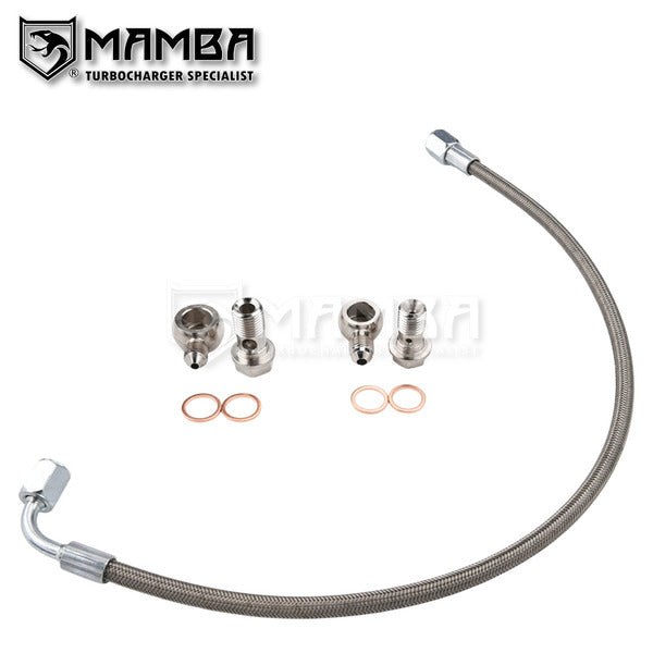 Mamba Turbo Oil Feed Line For 97-04 Volvo V40 S40 1.9L 2.0T TD04L 49377-06000 9155919