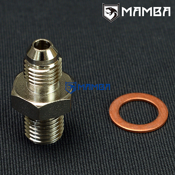 Mamba Turbocharger Engine Block Oil Supply Fitting Kit For MAZDASPEED 3 6 CX-7 AXELA MPS 2.3L