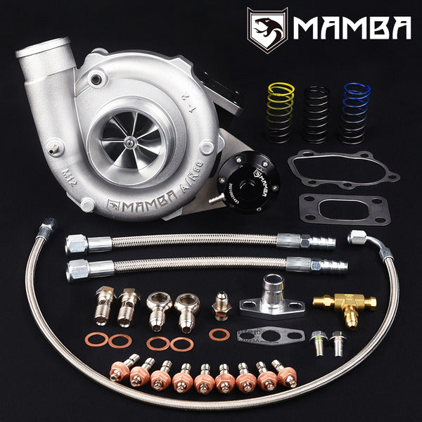 Mamba 7+7 3" A/R.50 T04E Ball Bearing GTX3076R Turbocharger + .64 T25 5 bolt Hsg
