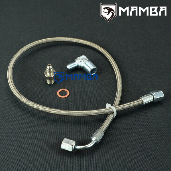 Mamba Turbocharger Oil Feed Line Kit 4G63T DSM 1G Eclipse EVO 1~3 TD05H / From Oil Filter