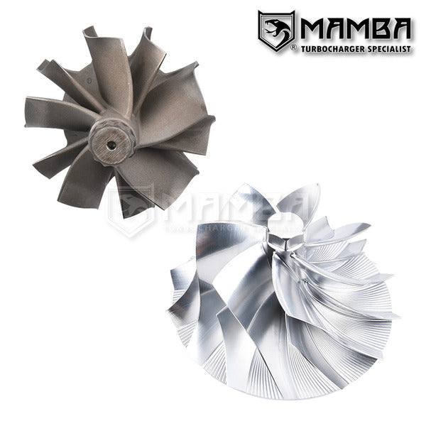 Mamba +7mm D5-7 Turbocharger Compressor Turbine wheel Fits FPT Garrett 789500-17 GTC4088BKNV