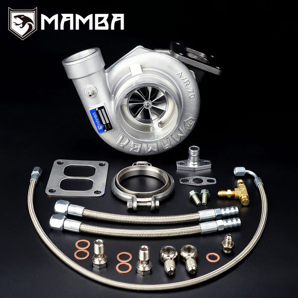 Mamba 7+7 4" A/R.70 Twisted AS Ball Bearing Turbocharger GTX3082R .86 T4 Divided