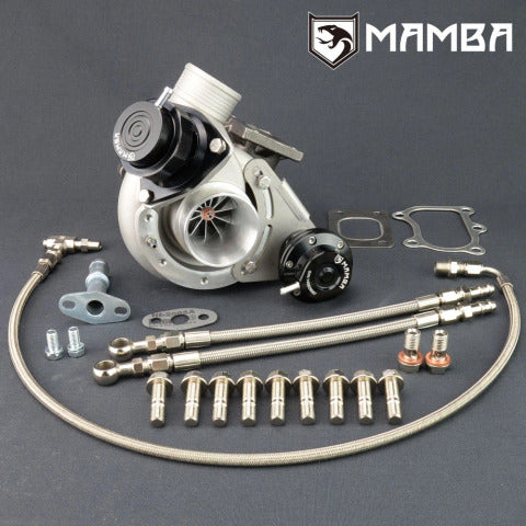 Mamba Billet Turbocharger 2.35" TD04L-13T w/ 6cm T25 Housing & BOV / 1.3~1.8L