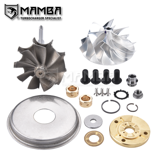 Mamba 350HP Heavy Duty Turbocharger Upgrade Kit For VW EA888 GEN II 2.0 GOLF GTI MK6 IHI RHF5