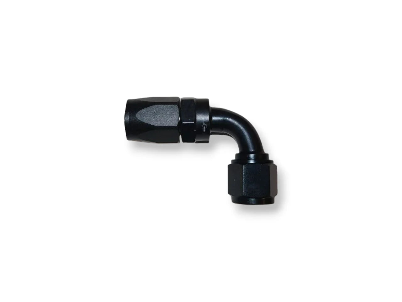 AN8 Swivel End Fittings 90 DEGREE - Black