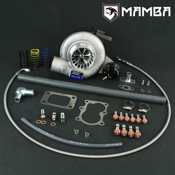 Mamba 12-6 Billet Oil-Cooled Top Mount Turbocharger For Nissan TD42 GQ TD05H-18G 6cm