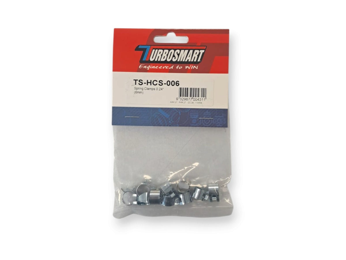 Turbosmart Spring Clamps to suit Turbosmart 6mm ID Vacuum Hose TS-HCS-006