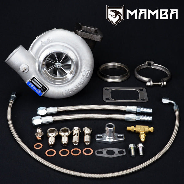 Mamba 7+7 Universal Ball Bearing Turbocharger 3" 5200 GTX2971R .64 T3 V-Band EWG