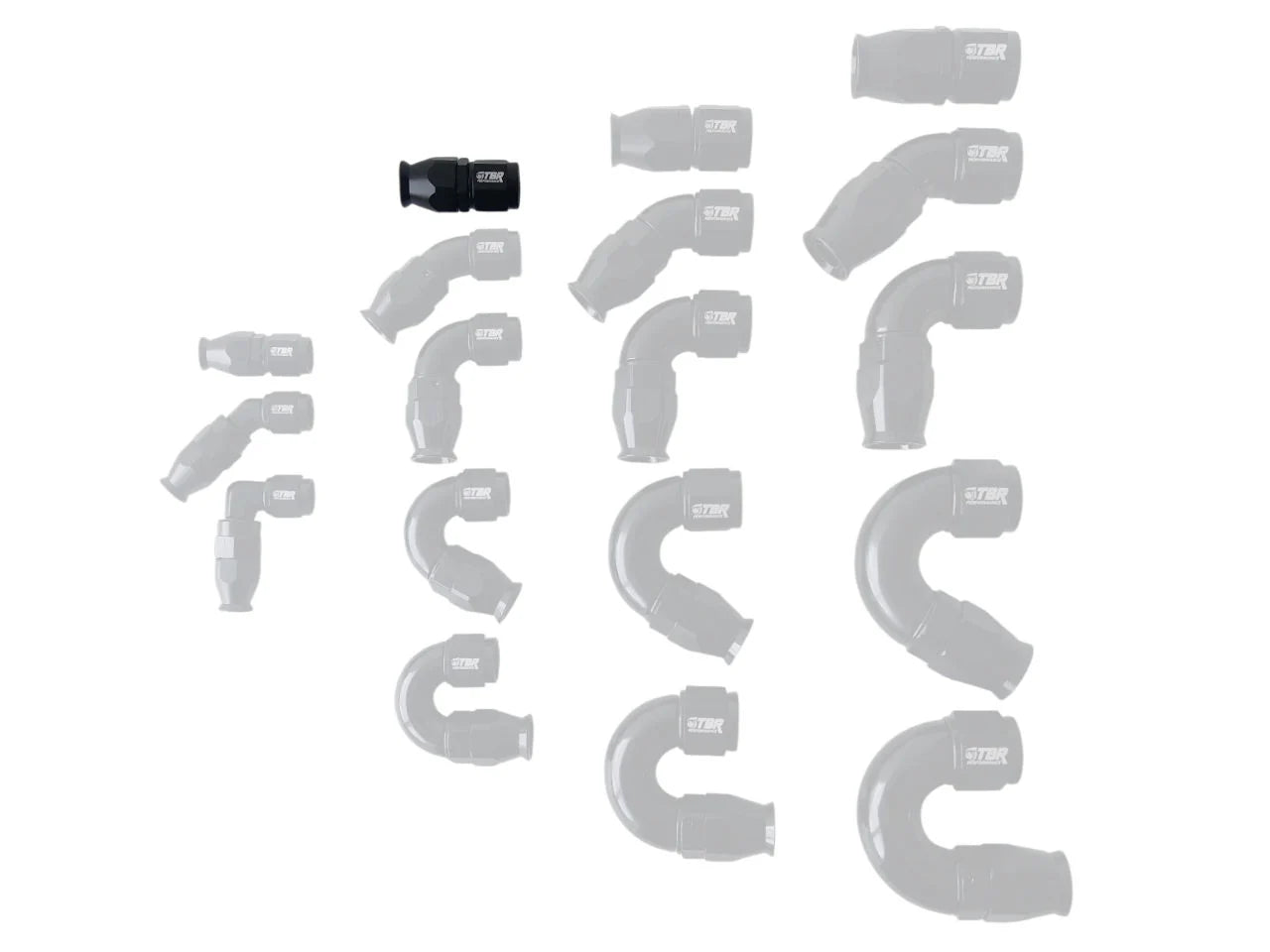 AN6 PTFE Full Flow Fittings - TBR Performance