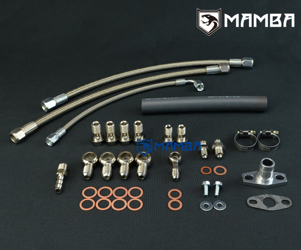 Mamba Turbocharger Oil & Water Line Kit for NISSAN CA18DET S13 w/ TD05 TD06 16G 18G 20G