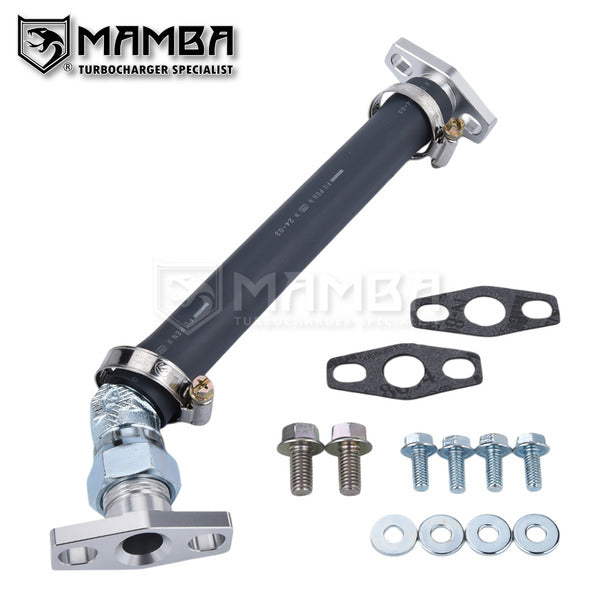 Mamba AUDI VW EA888 Gen 1 & 2 Golf GTI MK5 MK6 K03 K04 RHF5 Turbocharger oil return line hose