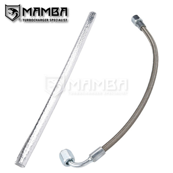 Mamba PTFE Air Pump Compressor Oil Line Hose For Cummins B5.9 6BT 5.9L 3918536