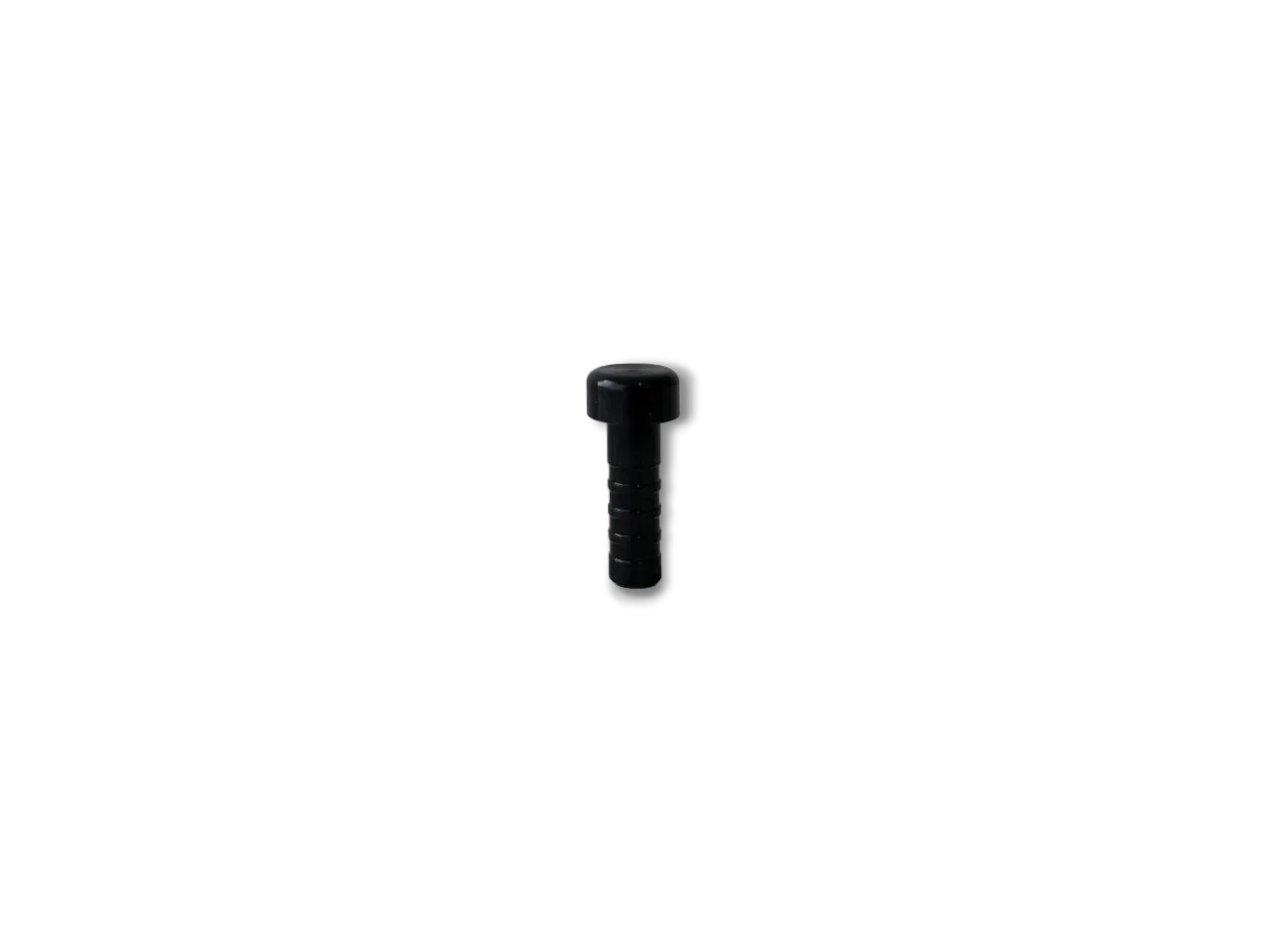 Black Aluminum plug - Multiple Sizes