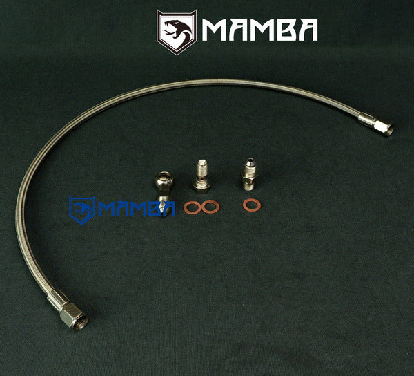 Mamba PTFE Turbocharger Oil Feed Line Kit Mitsubishi 4G15T Colt CZT Ralliart R TF035HM