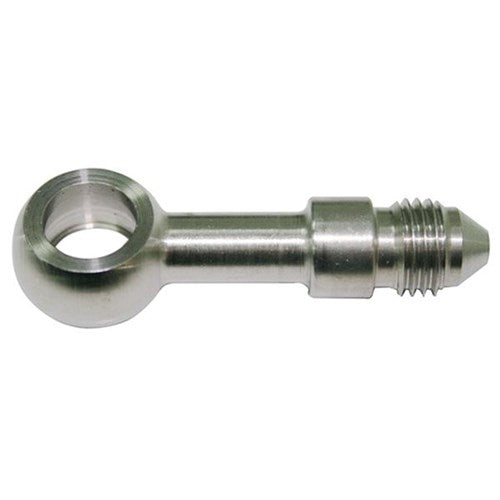 Aeroflow Stainless Steel Long Banjo to Male AN -4AN 11.2mm (7/16") to -4AN Male