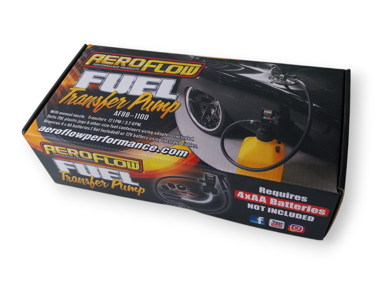 Aeroflow Battery Operated Fluid Transfer Jug Pump AF98-1100