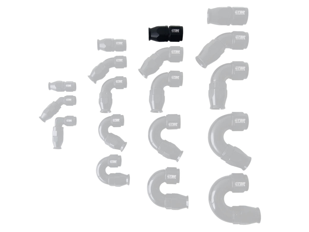 Raccord plein débit AN8 PTFE - Performance TBR