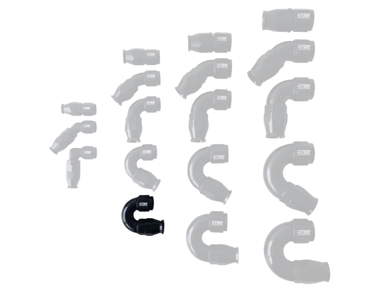 AN6 PTFE Full Flow Fitting - TBR Performance