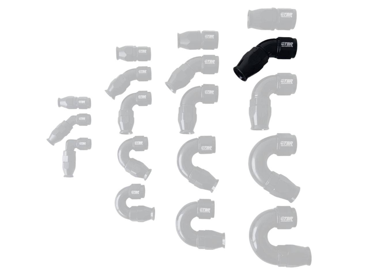 Accesorio de flujo total de PTFE AN10 - Rendimiento TBR