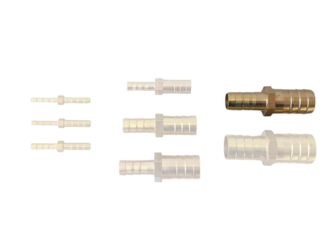Brass Barb Adaptor Fitting - Multiple Sizes Available