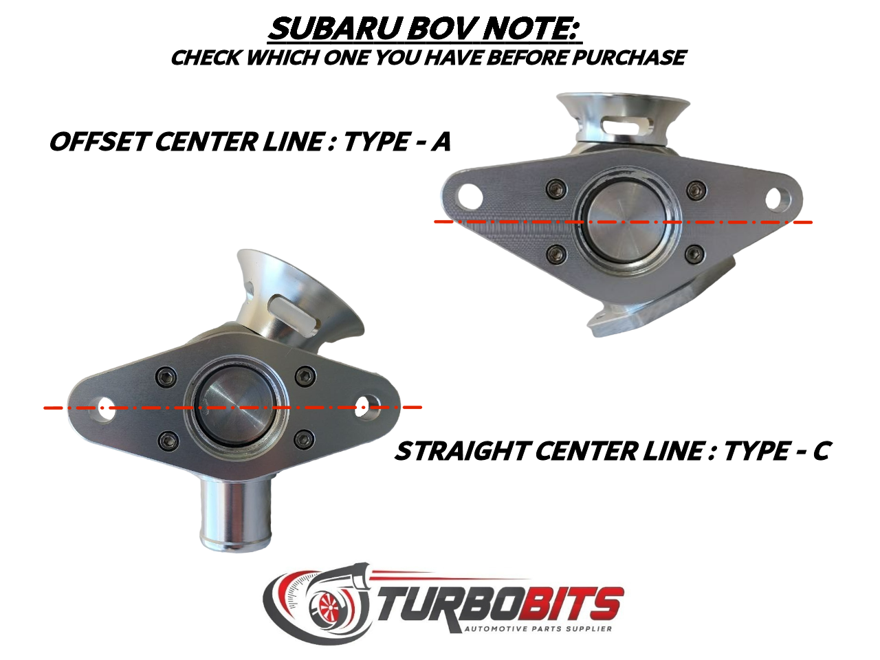 BOV Type C - Dual Port - Black -Mazda 3 6 MPV Subaru Forester Liberty legacy WRX