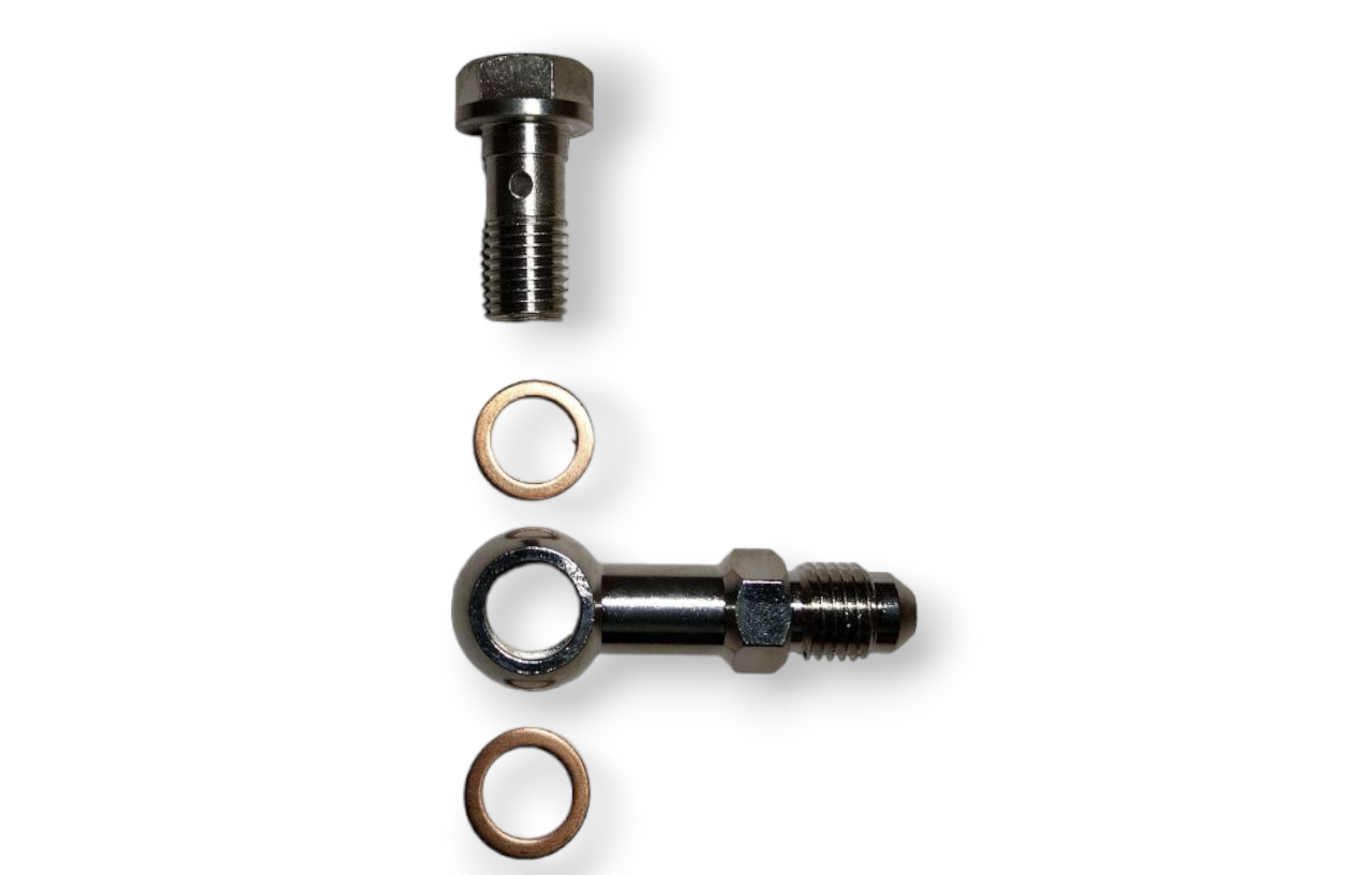 Kit de boulons Banjo M10x1,25 à 4AN, alimentation en huile Turbo, limiteur de 1,5mm Greddy TD04H TD05