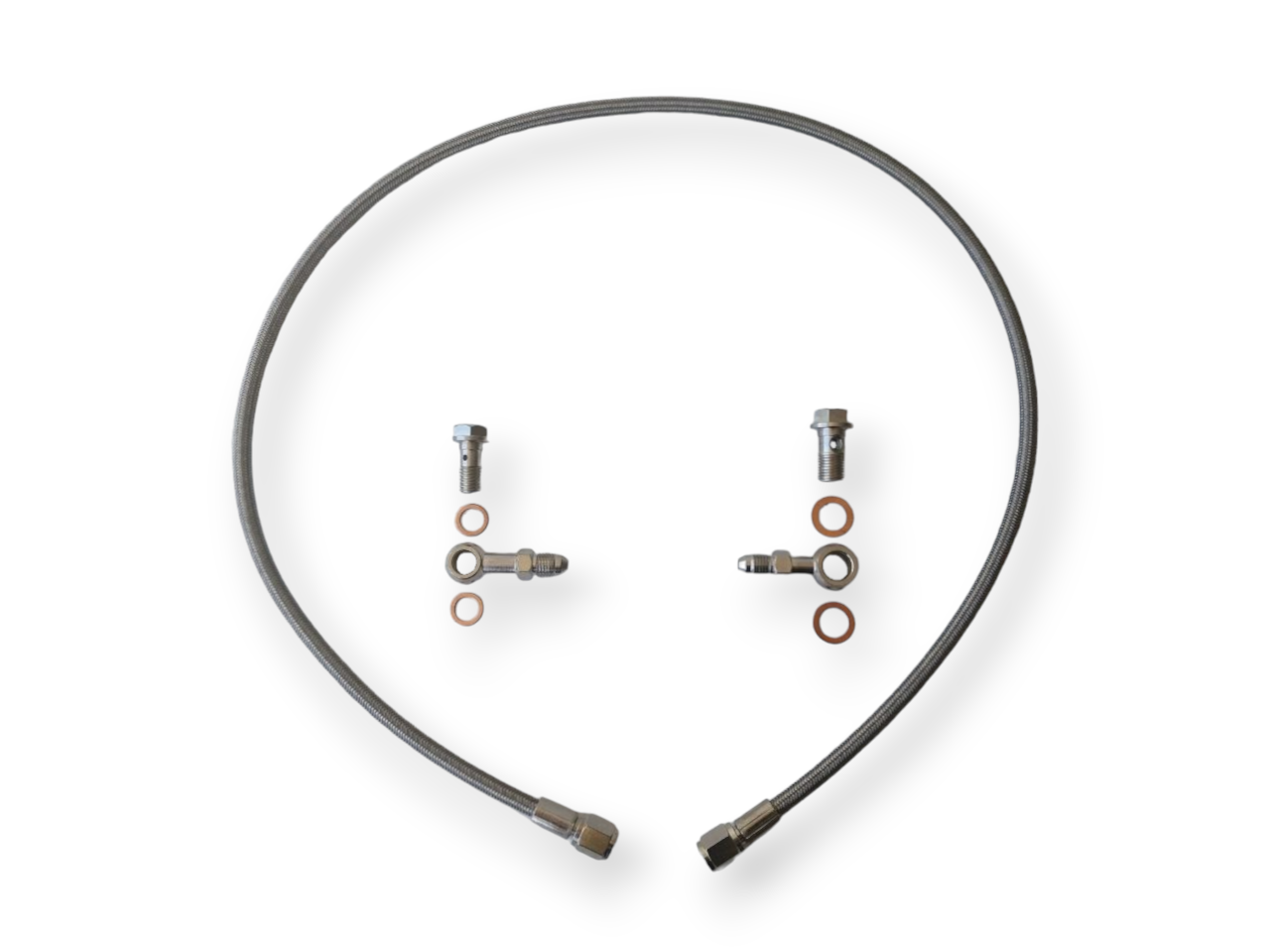 Conduite d'alimentation en huile turbo SUBARU WRX avec stock Mitsubishi TD04 TD05 Turbo (M10x1,5 mm)