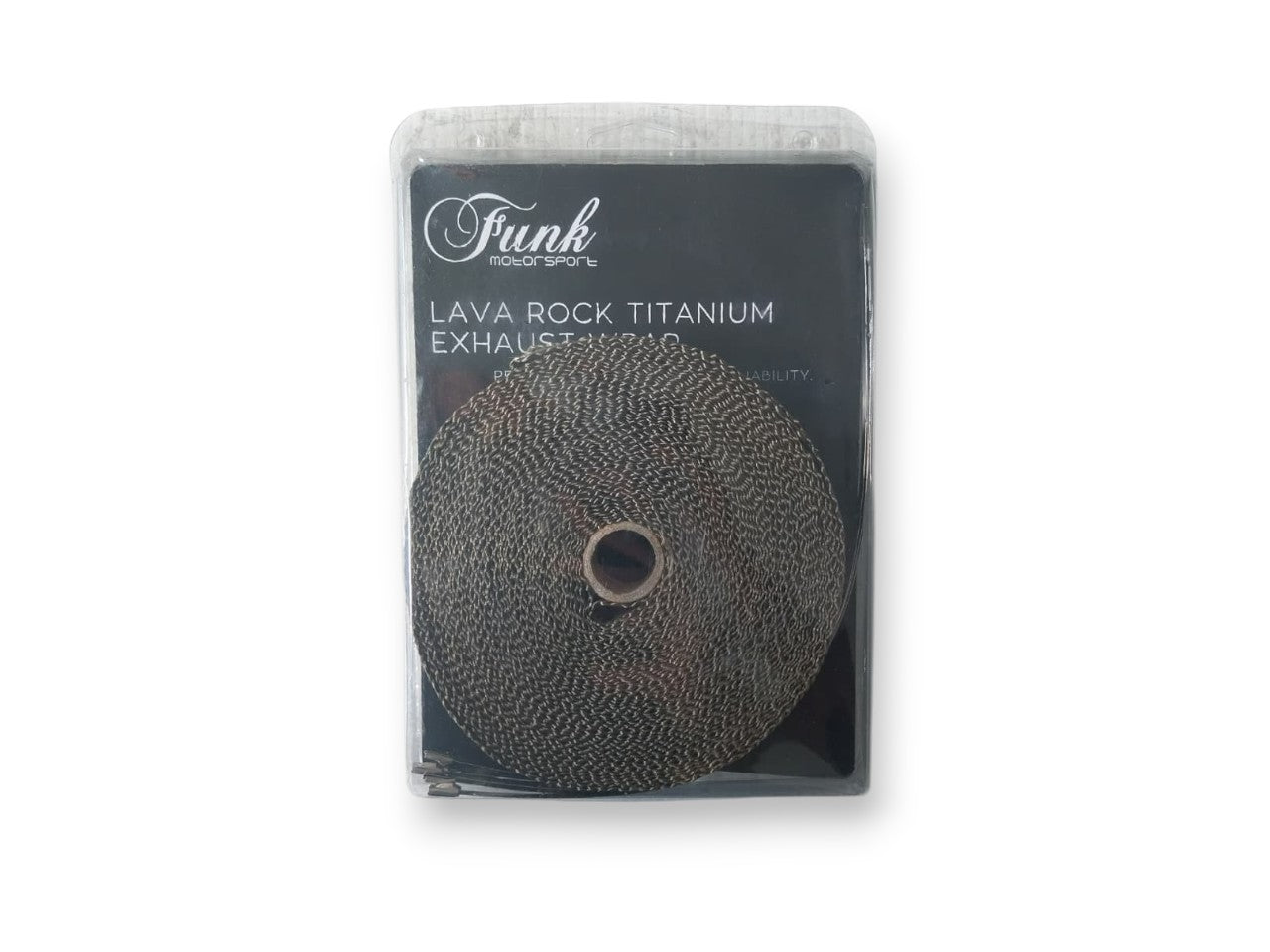 Funk Motorsports Exhaust Wrap 25mm x 15m - Titanium Finish
