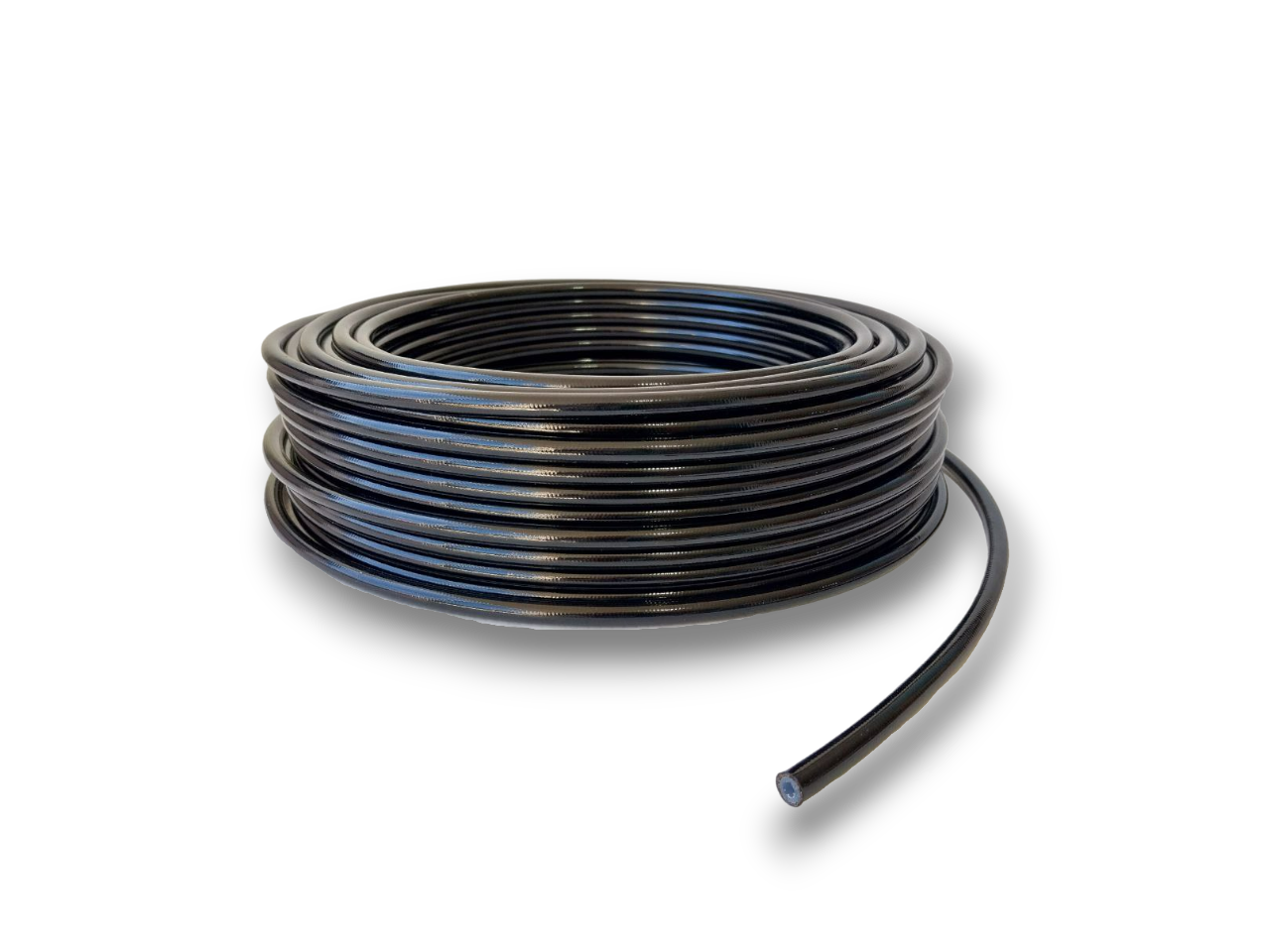 Tuyau AN4 PTFE Revêtement PVC Noir - Longueur 500 mm - Performance TBR