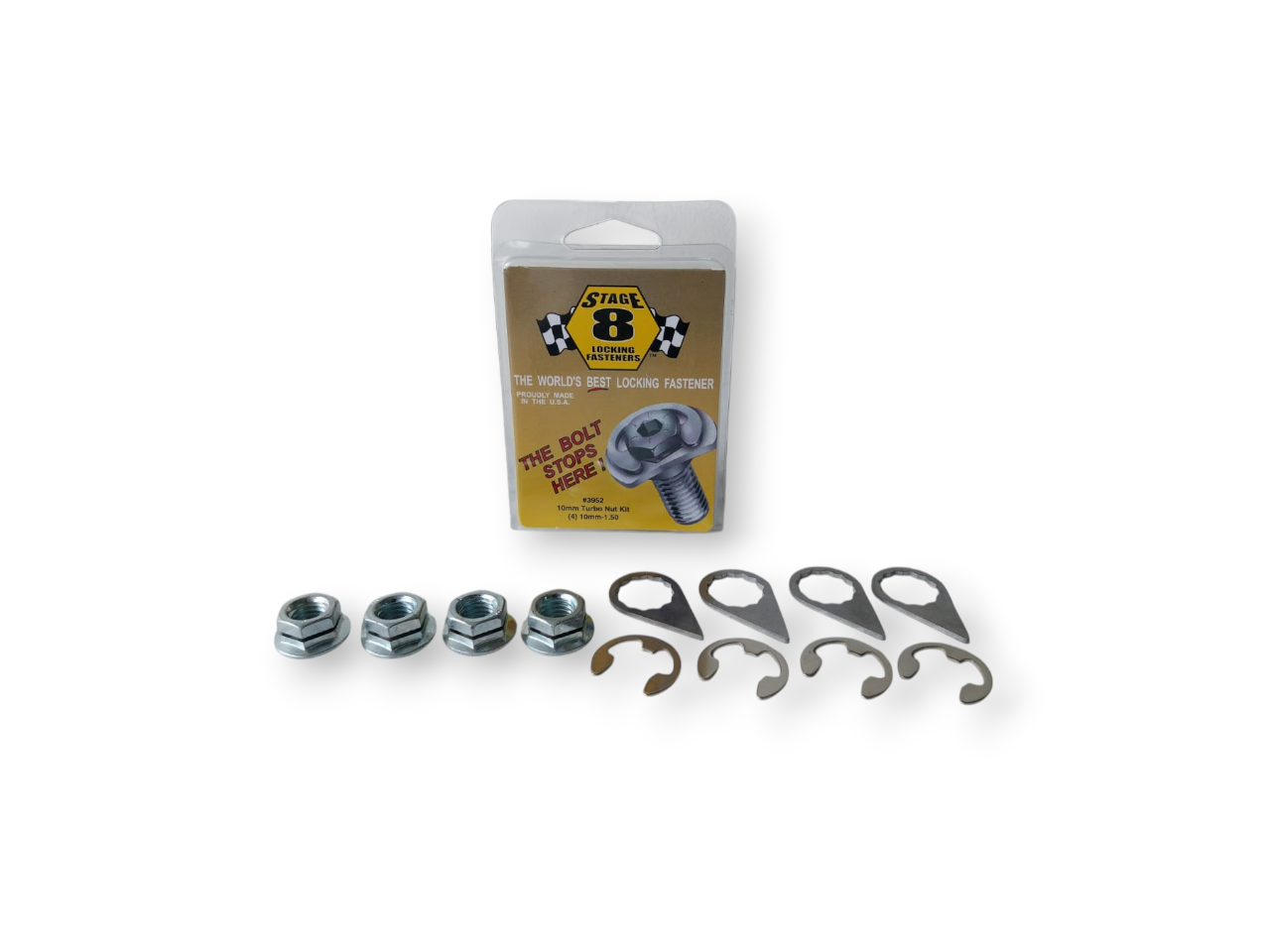 STAGE 8 - #3952 M10 x 1.50 TURBO LOCKING NUTS