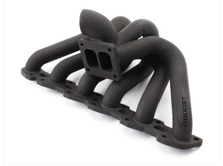 6Boost Turbo Exhaust Manifold / RB20/25 T4 Twin-Scroll / Single wastegate