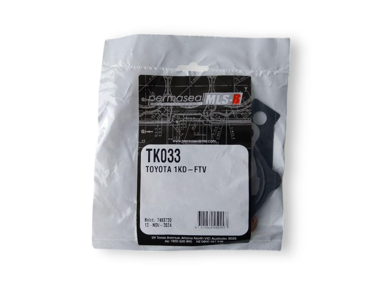 Toyota 1KD-FTV Permaseal Turbo Gasket Set - TK033