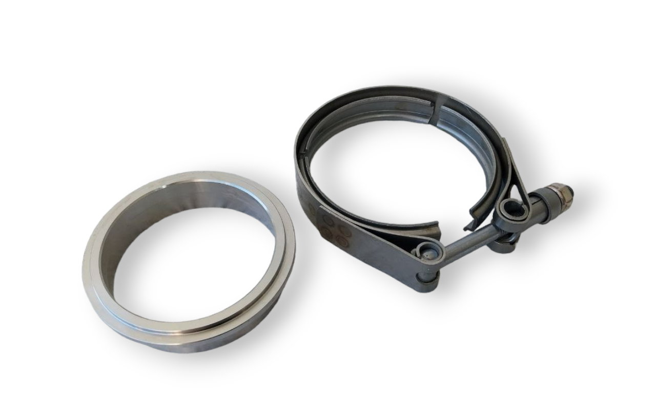 3" Stepped V-Band Flange Set 76mm-90mm