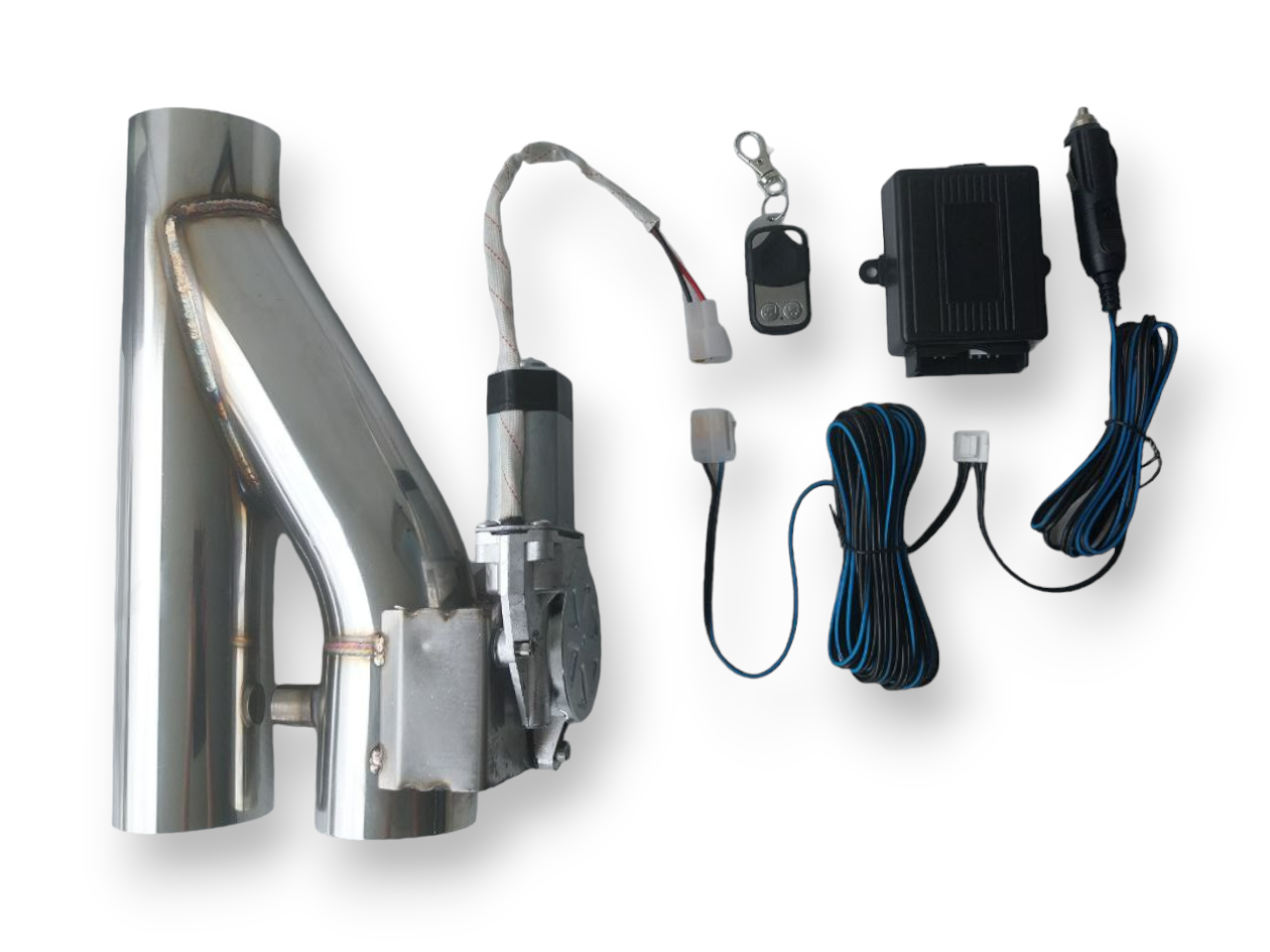 Kit de corte de escape para tubo de acero inoxidable de 2,5" y 63 mm