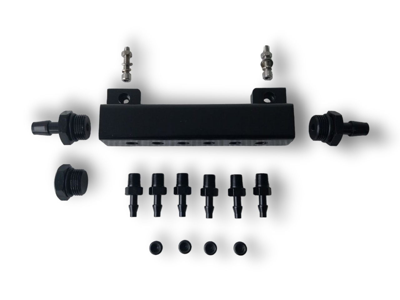 Boost/Vacuum Manifold 6 Port 1/8 NPT